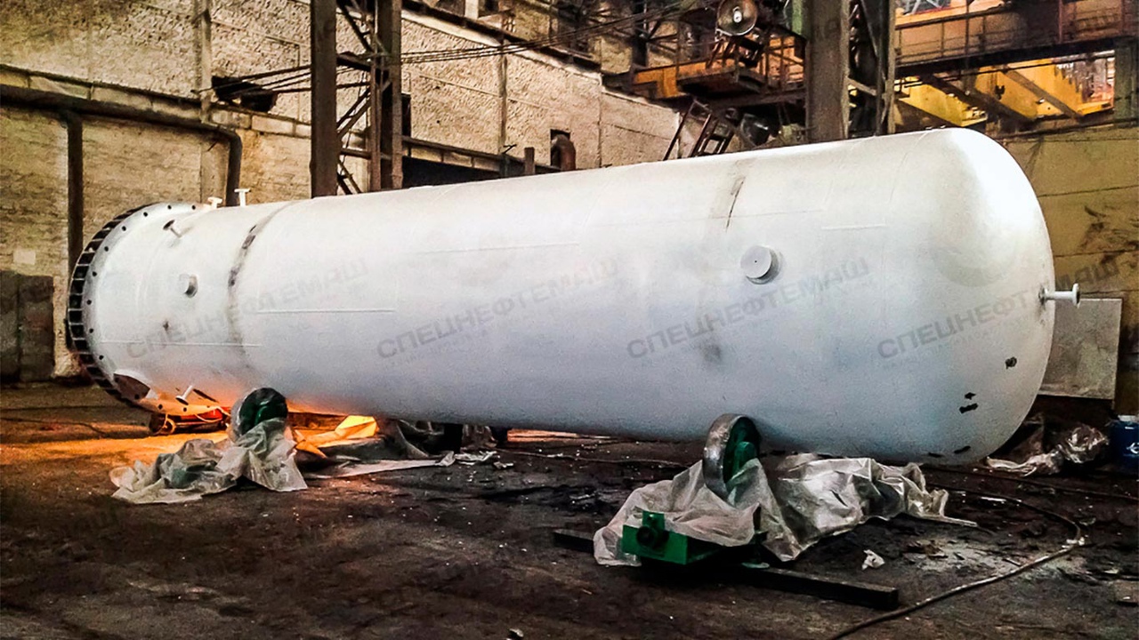 Выполнен заказ на производство ресивера воздуха 40м3